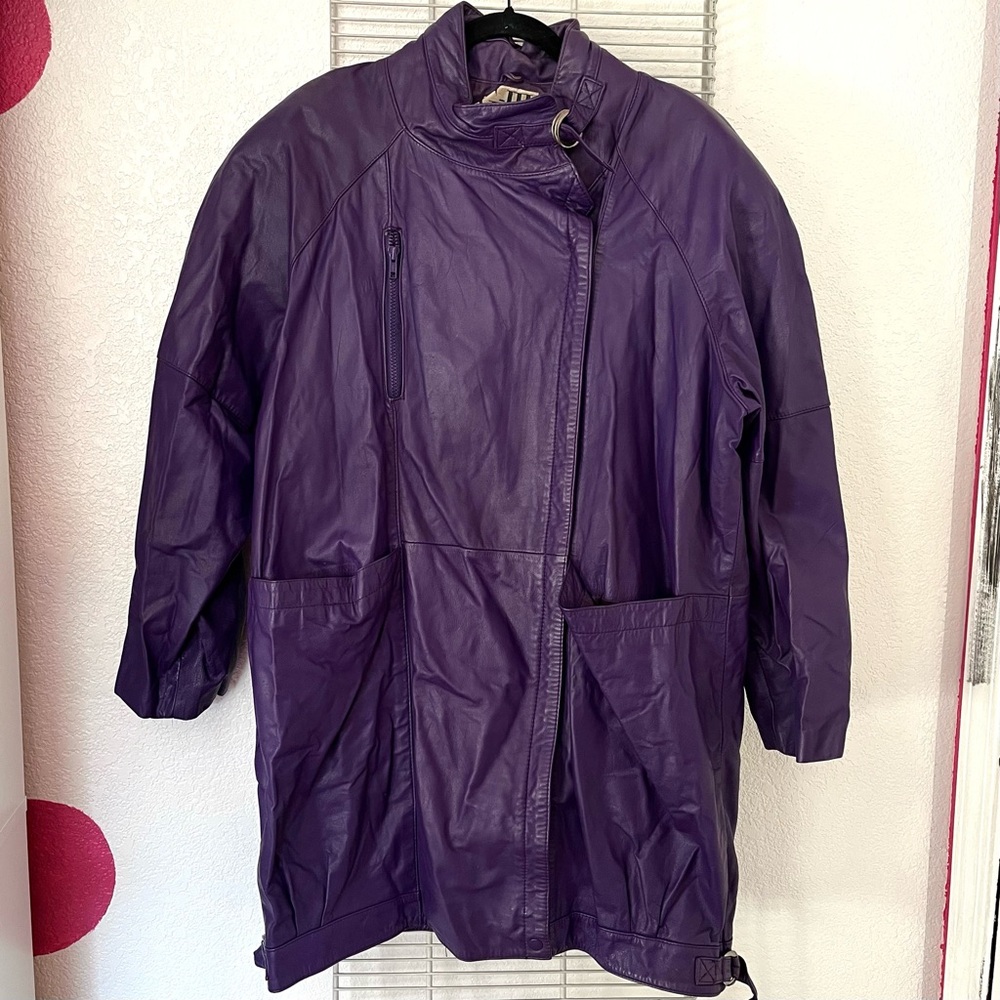 G-Ill Leather Long Jacket